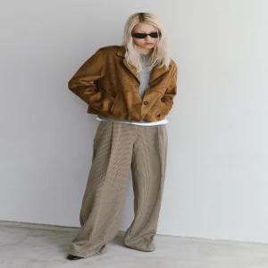 ZARA 페이크 스웨이드 재킷 - 샌드 3046/253/704
