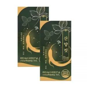산양컷 45정 2박스 산양삼추출물 인삼추출물