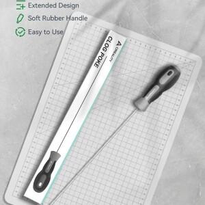 Creality Clog Poke 부드러운 고무 손잡이 Hotend 3D 프린터 수리 도구 용 확장 디자인 청소 막대  3d 부품
