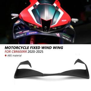 바이크 오토바이 윙 레트 프론트 스포일러 Stablizer CBR600RR 2020-2025 2024 장식 페어링 윙렛 에어 디플