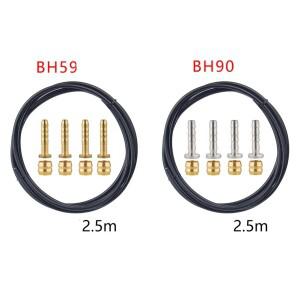 2.5 미터 산악 자전거 유압 디스크 브레이크 오일 튜브 파이프 하우징 케이블 호스 SM-BH59/BH90 Shimano