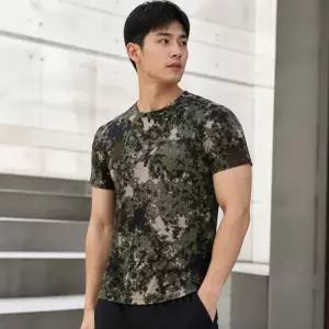 군용 런닝웨어 카모플라쥬 운동복 기능성 티셔츠 반팔 로카티