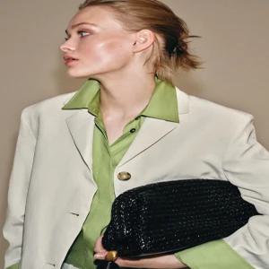 ZARA 꼬임 클러치백 - 블랙 6119/810/800