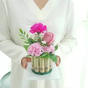 어버이날 선물 용돈케이크 미니케익용돈박스10 핑크