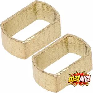 낚시 릴 핸들 구멍용 어댑터 금속제 2개 골드 38mm 신속 착탈 그립용 변환 부품 설치가 간편하고 조작성이