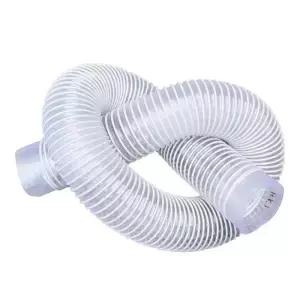 집진기 호스 투명 화이트 주름관 배관 집진 pvc 파이프 환기 먼지 흡입용