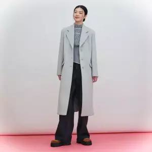 LAP 싱글 3버튼 롱코트 AQ4WTB71
