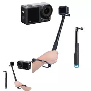 제이커 액션캠 카메라 방수 연장봉 길이 오즈모 4 셀카봉 그립 DJI 호환 모노포드