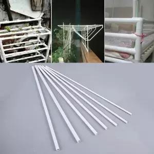 흰색 PVC 원형 플라스틱 파이프 튜브 어항 수족관 배수관 물관 50cm OD 6 7 8 9 10 11 12 13 14mm