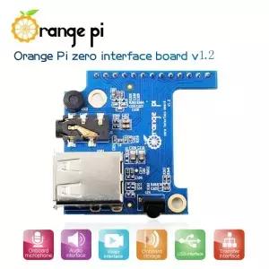 Orange Pi Zero 확장 보드 USB 2.0x2 오디오 비디오 마이크 IR 수신기 OPI 3 2 용 인터페이스 HAT 개발