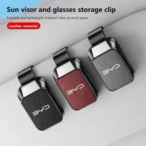 BYD ATTO 3 돌핀 씰 탕 송 선글라스 클립용 차량 햇빛 가리개 안경 홀더 수납 케이스 인테리어 액세서리