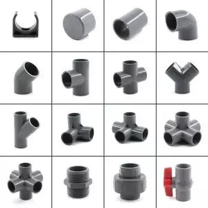 2pcs 20mm 32m PVC 파이프 커넥터 정원 관개 볼 밸브 티 팔꿈치 유니온 크로스 수족관 튜브 어댑터