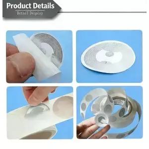 50pcs 215NFC 라운드 전자 태그 Ntag 휴대폰 게임 카드용 음악 벽 공유 바로가기 명령