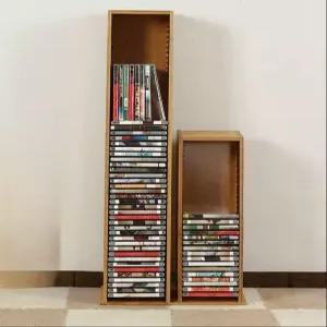 원목 cd진열장 플스 꽂이 컬렉션 수납 수납장 케이스 보관 dvd 레코드 앨범 캐비닛