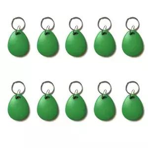 10Pcs 13.56 Mhz 블록 0 섹터 재기록 가능 RFID M1 S50 카드 태그 키 체인 Keyfob ISO14443A