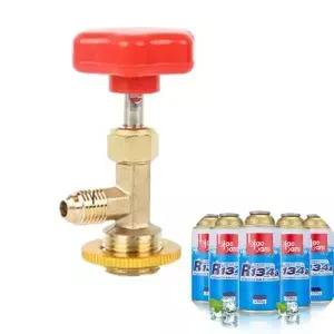 밸브 r134a 냉장고 병따개 에어컨 도구 프레온 캔 오프너 ct338 339 r12 r600a r22