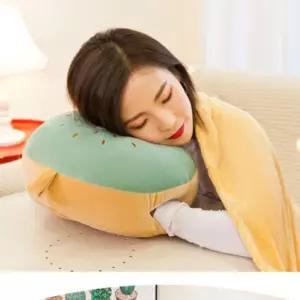 무릎담요 학생선물 과일큐션 사무실 극세사