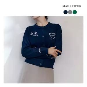 홈쇼핑인기마예도르 코튼100 자수 가디건 1종 314390