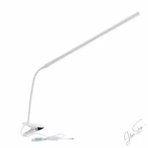 미루샵 58cm 집게 스탠드 화이트 모니터스탠드 집게형조명