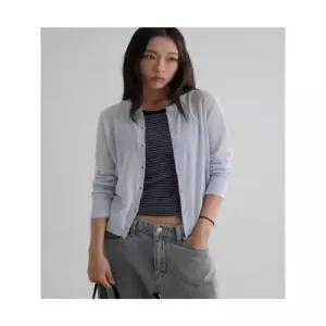 에잇세컨즈 8SECONDS 베이직 간절기 카디건 스카이 블루