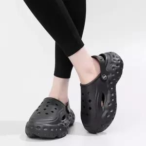 여자 통굽 아쿠아샌들 여름 슬리퍼 240-245mm 블랙