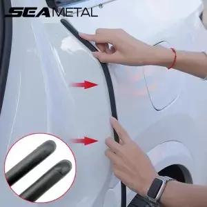 SEAMETAL 1.2m 자동차 C필러 씰링 스트립 고무 도어 에지 Weatherstrip 방수 방음 자체 접착 씰