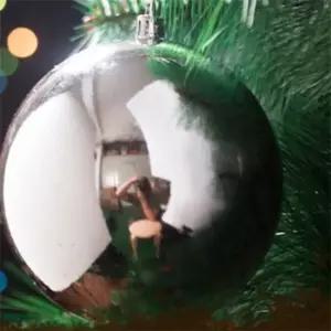 실버 유광볼12cm 실버트리오너먼트 트리데코세트 크리스마스데코볼 실버유광볼