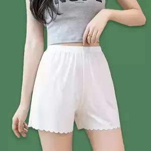 여성 치마 교복 여자 편한 여름 속바지 화이트