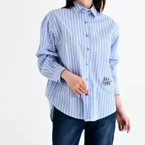 비꼴리끄 여성코튼 스트라이프 기본 셔츠 B252WB1050 863569