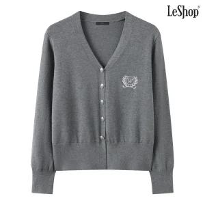 르샵 브이넥 자수 데일리 니트 가디건 DQ1CK005A 146226