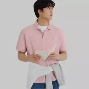 [빈폴] [빈폴] [Essential] 피케 칼라넥 반소매 티셔츠 코럴 (BC6242E717) (BC6242E717)