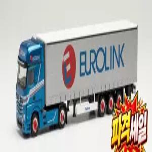 Herpa 34855 MercedesBenz Actros Gigaspace 8 커튼 터폴린 새들 플루카 미니어처 스몰 모델 컬렉션 가능