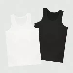 제임스딘 JD 남주니어 프리스판 민소매런닝 2PACK JJR01W B