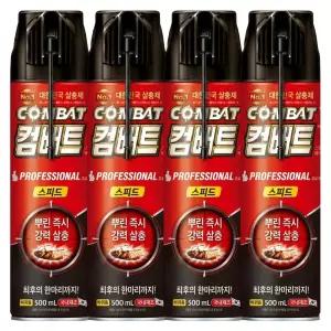 컴배트 스피드 에어졸 바퀴용 500ml X 4개