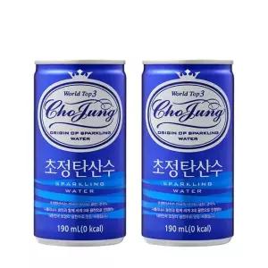 일화 [본사직영] 초정탄산수 190ml 30캔 2박스 총 60캔