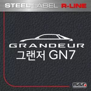 미니에프 그랜저 GN7 컬러 주차번호판 MFSL148