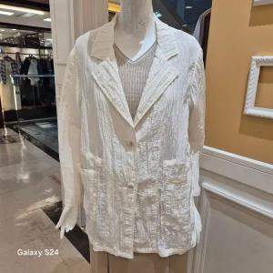 [BCBG]여름26 크링클 자켓 A6M4J176