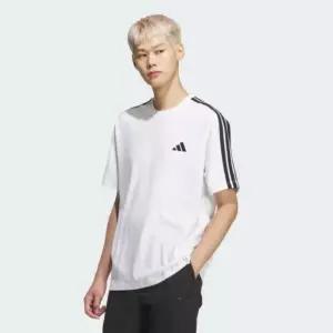[아디다스]아디다스반팔티 EQS KF3739 ESSENTIALS PLUS LOOSE FIT 3 STRIPES SINGLE JERSEY 쇼트 슬리브 티