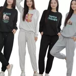 (다올)여성 맨투맨 상하세트 밴딩 팬츠 트레이닝복