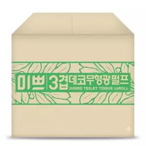 팜파스 점보롤화장지 130m 3겹 16롤 100%무형광 데코 꽃무늬 외 베스트모음