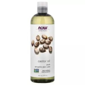 NOW Foods (나우푸드), Solutions, 캐스터오일, 473ml(16fl oz)