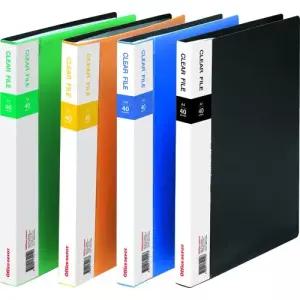 오피스디포 인덱스클리어화일 40매 청색 OfficeDEPOT