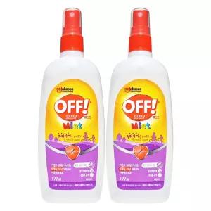 에프킬라 OFF 미스트 모기 진드기 기피제 177mL X 2개