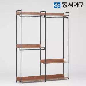 동서가구 아티몬 철제 시스템 셀프 드레스룸 1600 3단행거