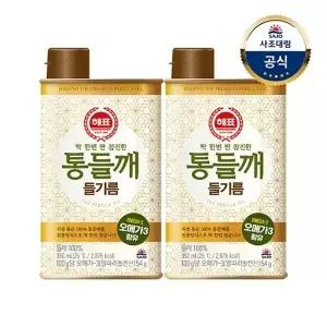[사조대림] 통들깨들기름 350ml x2개