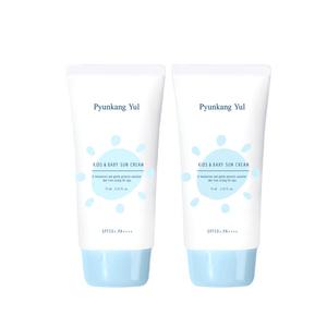 편강율키즈 편강율 아기 유아 백탁없는 야외놀이 키즈 촉촉 선크림 75ml 2개 자외선차단