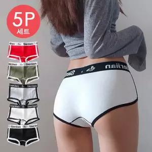 사각밴드 순면 돌핀 팬티 5장세트