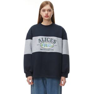 컬러블록 기모 티셔츠 PP4CL162
