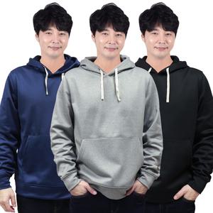 MH01 기모 후드티 운동복 베이직 무지 커플 겨울 공용