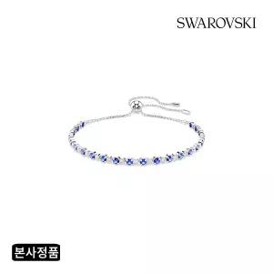 [롯데백화점]스와로브스키 [본사정품] Matrix Tennis 블루 로듐 팔찌M 5725854